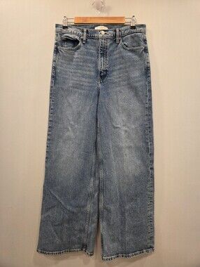 Banana Republic High-rise Wide-Leg Jeans Size 31